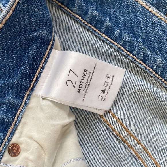 NWOT MOTHER HIGH WAISTED RASCAL ANKLE in LOVE GUN SZ 27 - Picture 10 of 11